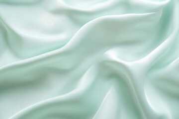 Obraz premium Serene and tranquil mint green background featuring a soft and subtle surface texture