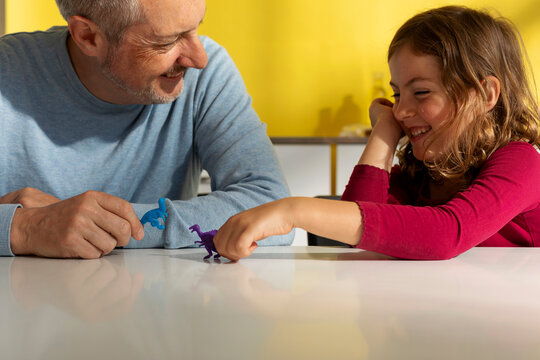 young girls doing experiments