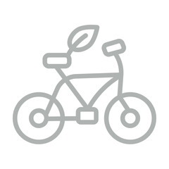 Riding Vector Line Grey Icon Design