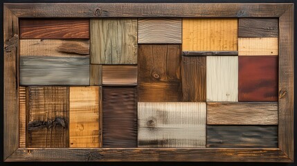 Wooden Panel Wall Art. Graphic Resources