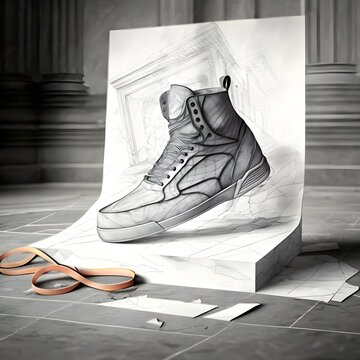 PAPER PROJECT OF A SNEAKER 6