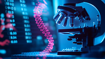 Research medical DNA lab science biotechnology scientist laboratory clinic medicine chemistry. Medical analysis DNA research equipment technology test microscope work health scientific 