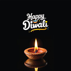 Happy Diwali post design 