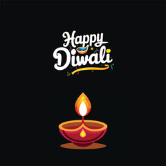 Happy Diwali post design 