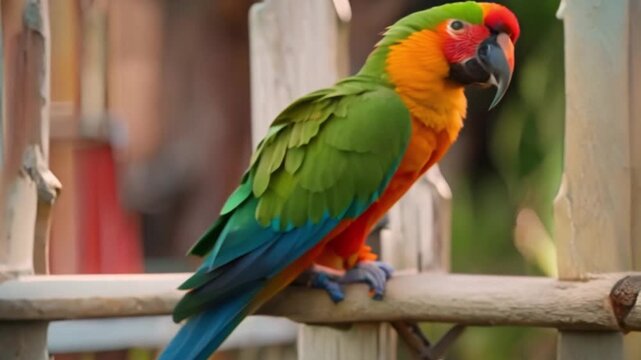 colorful parrot