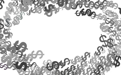 dollar symbol, 3d render illustration