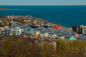 Obraz premium The streets and viewpoints of Tallinn, Estonia
