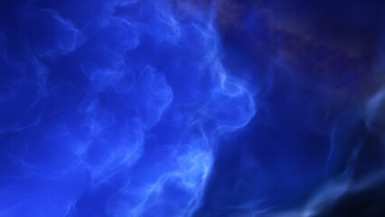 Obraz premium A blue space background with stars and a galaxy