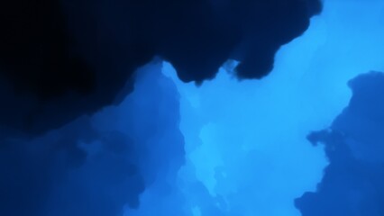 Obraz premium A blue space background with stars and a galaxy