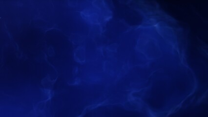 A blue space background with stars and a galaxy