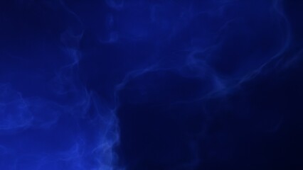 A blue space background with stars and a galaxy
