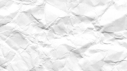 Paper texture Crumpled White.Top view.