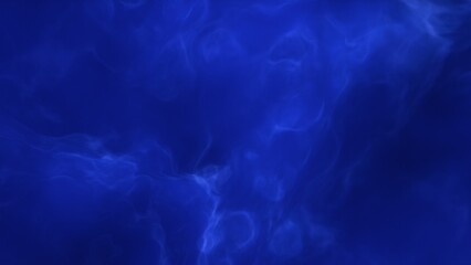 A blue space background with stars and a galaxy
