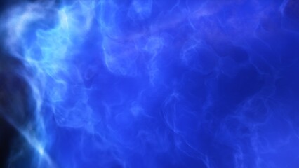 A blue space background with stars and a galaxy
