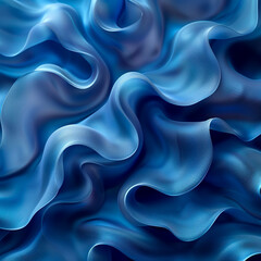 Obraz premium Abstract blue background with waves.