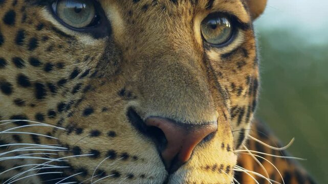 Leopard, Portrait, Cat, Pardus 