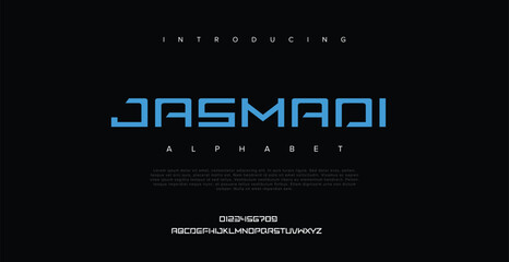 Jasmadi sleek sophisticated minimal font design
