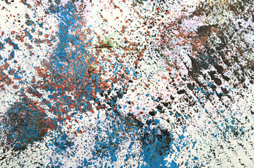 
simple background of paint stains on white paper