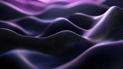 Naklejka premium Dark futuristic backdrop with high-tech industrial design, incorporating shades of grey and pastel purple for a sleek and elegant visual