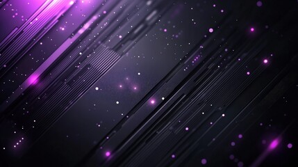 Obraz premium Elegant industrial background with a dark futuristic theme, blending grey tones with subtle pastel purple highlights for a high-tech, refined appearance