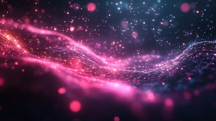 Fototapeta premium Elegant and modern tech backdrop featuring subtle colors and a combination of digital and AI features, delivering a sophisticated visual experience