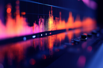 sound wave timeline in video editing