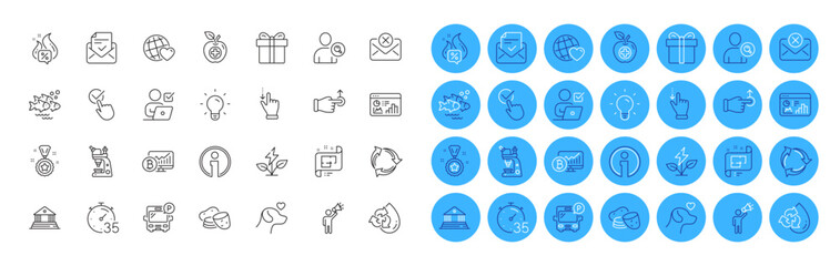 Recycle water, Seo statistics and Medical food line icons pack. Winner reward, Checkbox, Recycle web icon. Approved mail, Potato, Pets care pictogram. Architectural plan, Drag drop. Vector