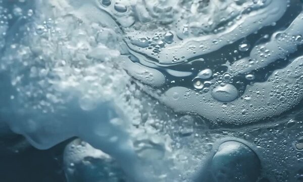 Foam background in soapy water