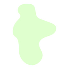 abstract blobs pastel green for background
