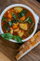 chicken soup with vegetables