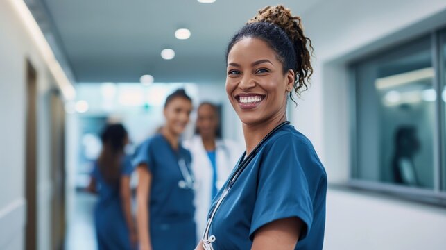 Nurse providing care to a patient, demonstrating compassion and professionalism in healthcare - Powered by Adobe