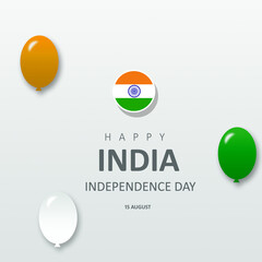 Happy India Independence Day 15 August.