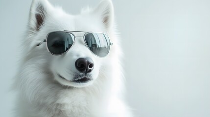 Fototapeta premium サングラスをかけた犬