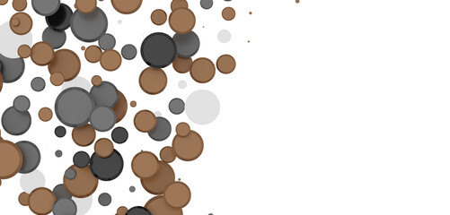silver confetti explosion festive background