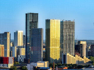 Fototapeta premium city skyline (Manchester)