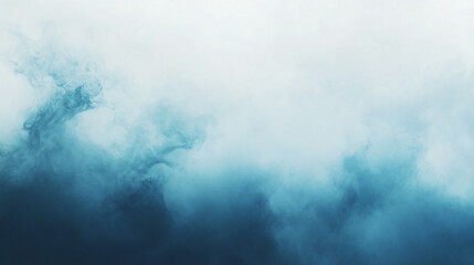 Fototapeta premium A blurred gradient background transitioning from white to blue, embodying a tranquil and creative concept.