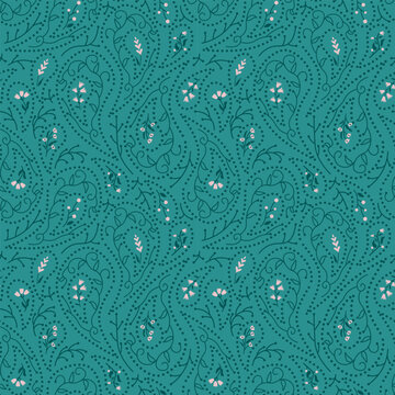 Seamless paisley vector pattern