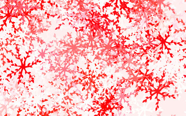 Light Red vector pattern with random forms.