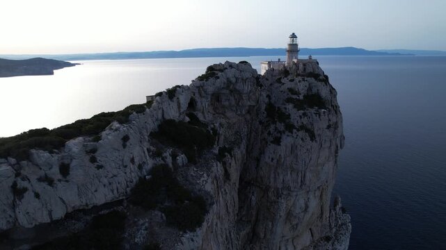Majestic Sunset Over Capo Caccia in Sardinia With Stunning Coastal Views