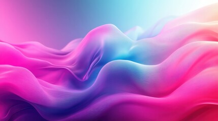 Obraz premium Ornate and balanced background for IT with a futuristic style, featuring a smooth gradient of hot pink, purple, and teal