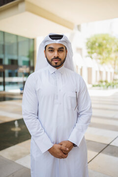 Portrait of an Arab man on the streets of Doha