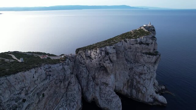 Breathtaking Views of Capo Caccia in Sardinia During Golden Hour