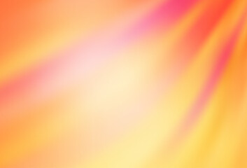 Light Orange vector glossy abstract layout.
