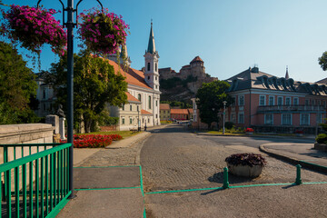 Obraz premium The streets of Esztergom, Hungary