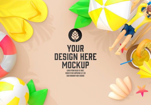 Beach Concept Mockup