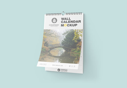 Wall Calendar Mockup