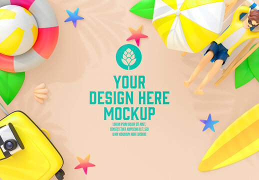 Beach Concept Mockup