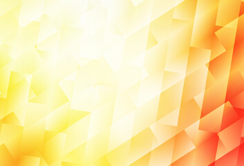 Light Red, Yellow vector pattern in square style.