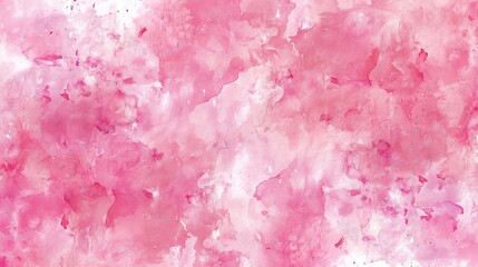 Fototapeta premium Pink watercolor abstract background with various shades.