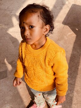 Cute Indian girl with nice facial expressions